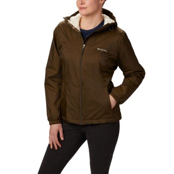 Columbia Ženske Jakne - Switchback Sherpa Lined Maslinasto Zelene | JARB-71390